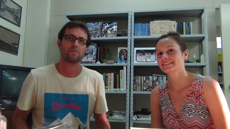 Ricardo Folhes e Emilie Stoll - Geógrafo brasileiro e pesquisadora francesa